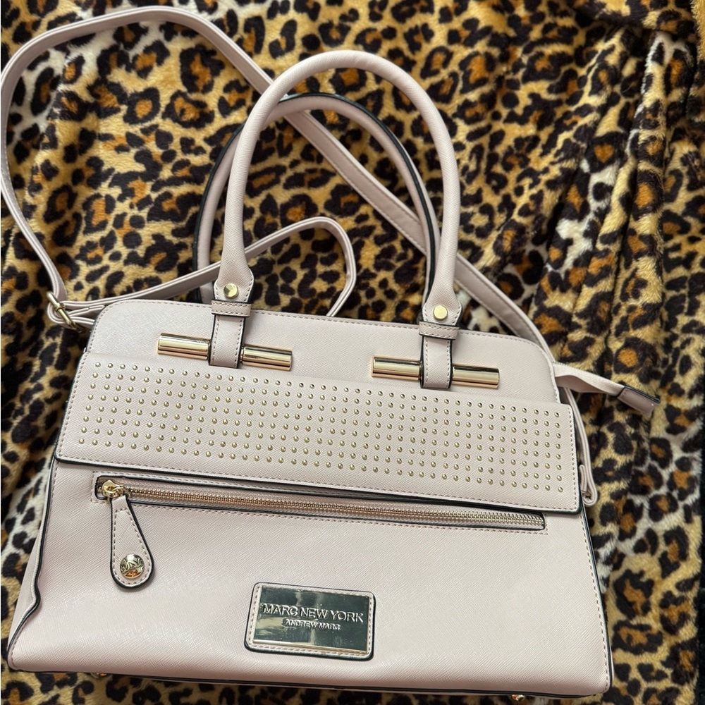 Light Y2K Pink Purse/ ShoulderHandbag with Studded Detail
